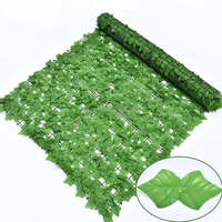 Panneaux de clôture en feuilles de plantes artificielles de 1x3m, vente en gros, mur écologique pour clôture de fleurs