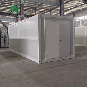 Maison modulaire de luxe, préfabriquée, portable, pliable, entrepôt, conteneur de 20 pieds, hôtel pour la vie en station balnéaire, logement temporaire en conteneur - Product Image 1