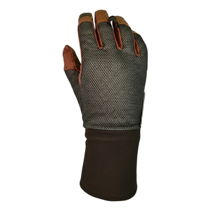 Professional Rappelling <b>Gloves</b> with Leather Palm for Rock <b>Climbing</b> and Mountaineering - Product Image 1