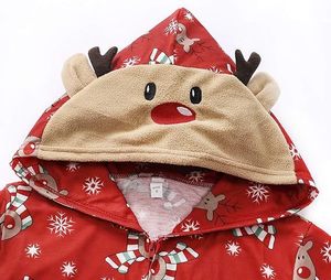 Conjuntos de Pijamas para Família com Estampa de Cervo e Neve para Meninos e Meninas, Pijamas de Natal para Crianças com Preço de Fábrica - Product Image 3
