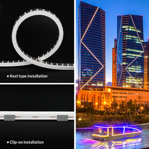 N1220 カスタムネオンライト ロール IP67 ネオンライトストリップ RGBIC シリコン RGB LED ネオンフレックス 小さな中庭用 - Product Image 4