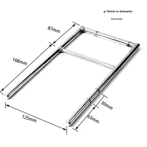 Barre de support de têtière de siège auto personnalisée en acier en forme de B/U, réglable, OEM ODM, fabriquée en Chine - Product Image 5