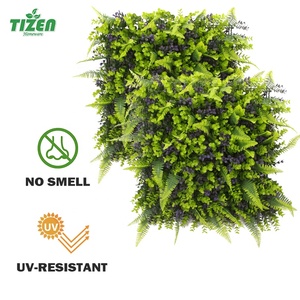 <span class=keywords><strong>Tizen</strong></span> แผงไม้สีเขียวประดิษฐ์สำหรับตกแต่งบ้าน,แผงไม้ป่าสวนกลางแจ้ง Oem/odm - Product Image 4