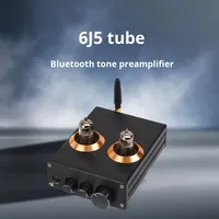 Audiophile HIFI Préamplificateur à lampes 6J5 QCC3034 pour BT 5.1 Amplificateur domestique sans fil avec préampli de réglage des basses et des aigus
