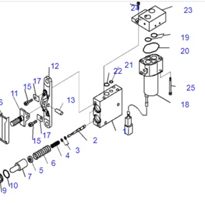 Pièces de moteur 702-21-07610 7022107610 Soupape solénoïde pour excavatrice WA480-8 WA480-6 WA470-7 PC450-8 PC400-8 PC350-8 PC300-8 - Product Image 5