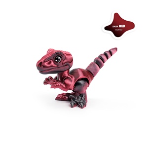 FEERON Figurine de dinosaure Velociraptor tourbillonnant en plastique imprimé en 3D, série de jouets amusants, décoration, cadeau d'affaires - Product Image 6