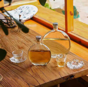 Bouteille de <span class=keywords><strong>vodka</strong></span> personnalisée par le fabricant, livraison rapide, bouteille d'huile en verre - Product Image 5