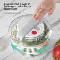 Handmatig geperste fruit- en groentedroger Snelle uitdroging Waterafvoer Afvoermandje Huishoudelijk keukengereedschap Geen wassen nodig