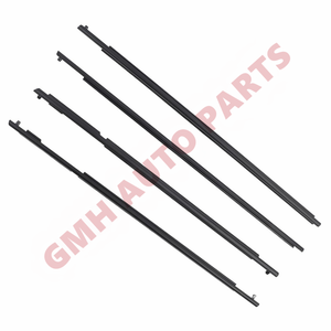 Cửa Cửa Sổ Bên Ngoài Con Dấu Cao Su Vành Đai Đúc Trims Đen Phía Trước Phía Sau Cho Toyota Land Cruiser Prado 150 Loạt 2010-2018 2019 2020 - Product Image 5