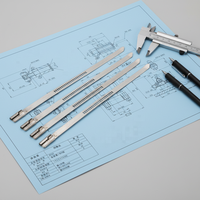 Clips de câble solaire en acier inoxydable de type échelle nue 7*300mm