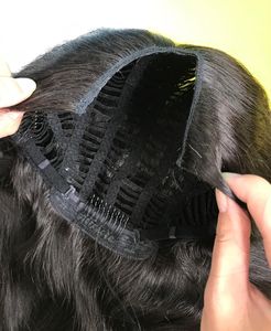 Peluca de Cabello Humano con Ondas Corporales en Forma de V, 30 32 Pulgadas, Sin Costuras, Sin Dejar Espacios, Sin Pegamento, Pelucas con Parte Delgada para Mujer, Extensiones de Cabello con Clip - Product Image 2