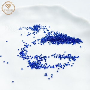 Fábrica al por mayor de piedras preciosas sueltas redondas de laboratorio creado sintético Turn Blue <span class=keywords><strong>Cubic</strong></span> <span class=keywords><strong>Zirconia</strong></span> precio al por mayor de la fábrica original - Product Image 4