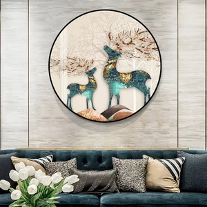 Impressions murales abstraites Décoration murale de style moderne Impression d'images uniques sur <span class=keywords><strong>tableau</strong></span> <span class=keywords><strong>acrylique</strong></span> Peintures encadrées pour le salon - Product Image 2