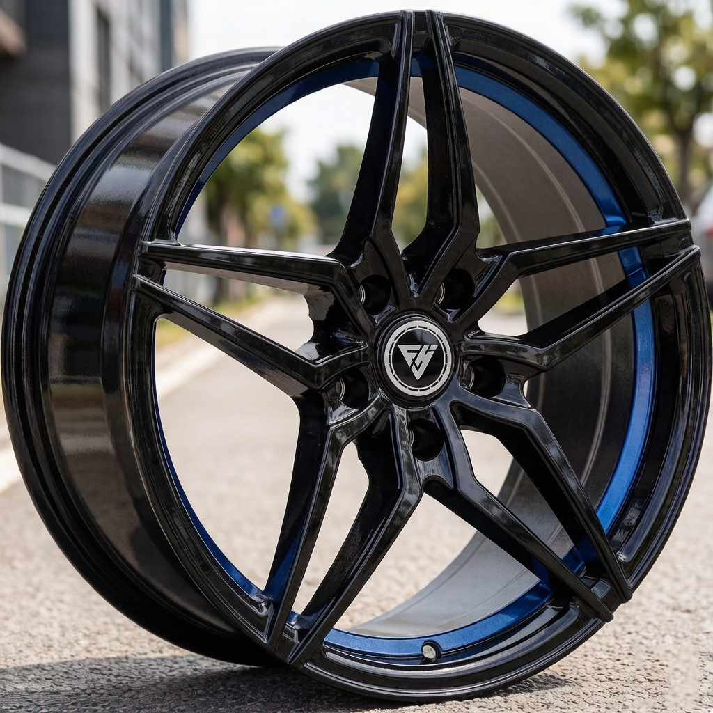 Black and blue