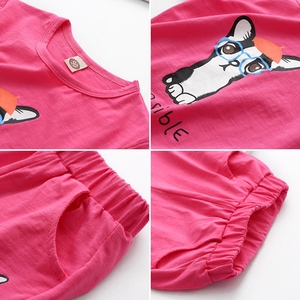 Nouveau pantalon thaïlandais premium pour bébé en coton avec t-shirt pour chien, fournisseur de body pour bébé fille japonaise - Product Image 2