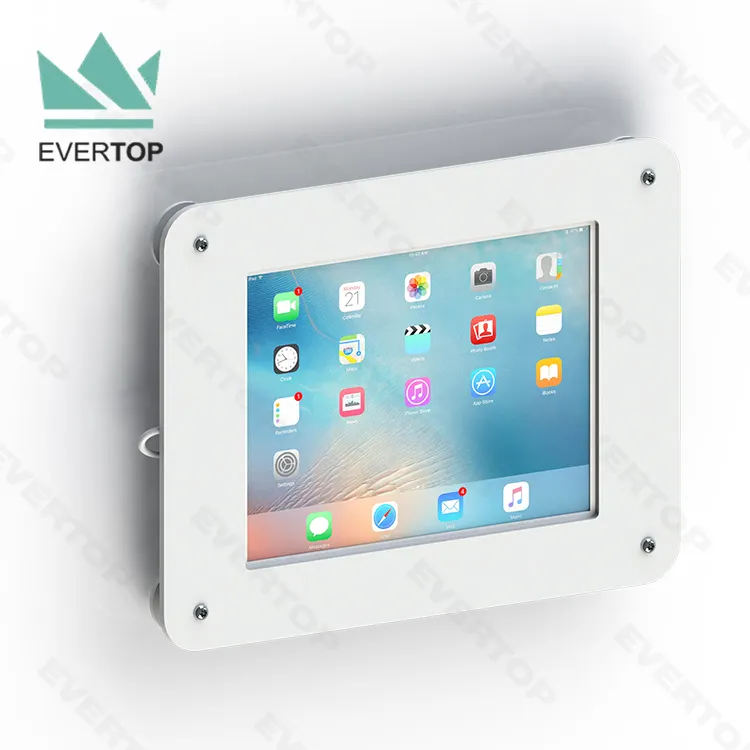 Wall Mount Tablet Enclosure LSW01-B 7.9-12.9 Inch Universal Acrylic Case For Tablet Wall Mount VESA Mountable Tablet Wall Mount Enclosure For IPad 2/3/4 Air