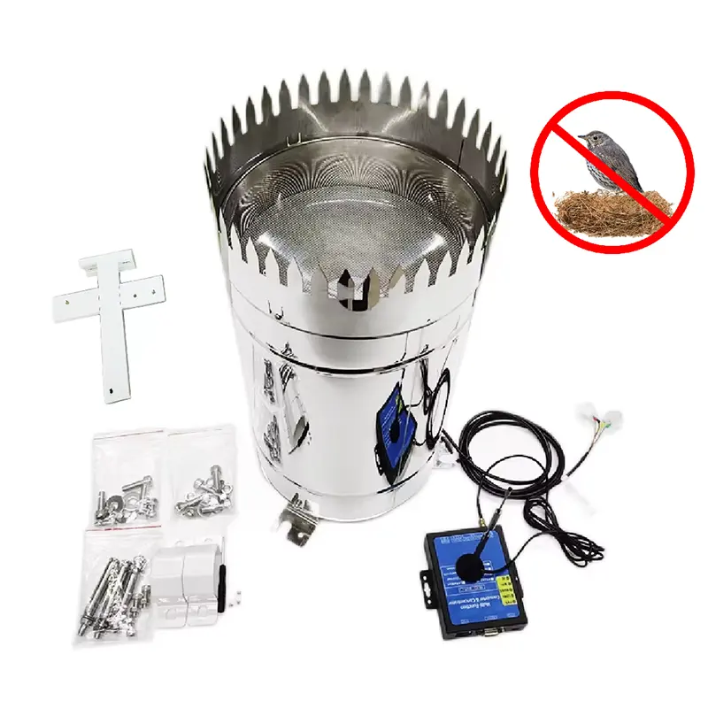 Xung RS485 Đầu Ra chống Bird Kit thép không gỉ tới hạn xô mưa đo cho trạm khí tượng mưa