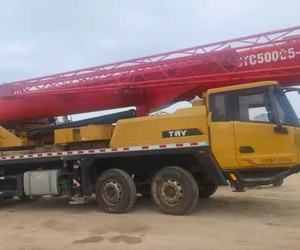 Año 2023 SANY 50t grúa Stc800t6 st800t5 stc1000c xct80l5 xct100l6 STC750 usado 80t grúa móvil pesada estado usado - Product Image 3