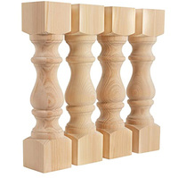 Pilier en bois sculpté pour escaliers, bâtons, balustrade, support de meubles, nouvelle collection, prix d'usine