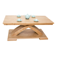 Table basse pliable en bois écologique de style mid-century, prête à assembler, de qualité supérieure, services ODM/OEM pour salon