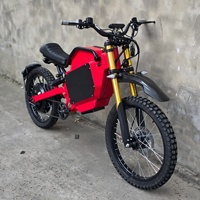 HCBK 2026 Nueva Bicicleta Eléctrica de Montaña SS80 con Motor de 25000W, 84V75AH, Cuadro de Acero Stealth Bomber