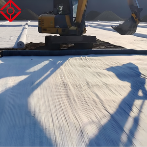 Bâche imperméable en bentonite Qianyuan, directement de l'usine, spéciale pour lacs artificiels et décharges, revêtement en argile géosynthétique - Product Image 1