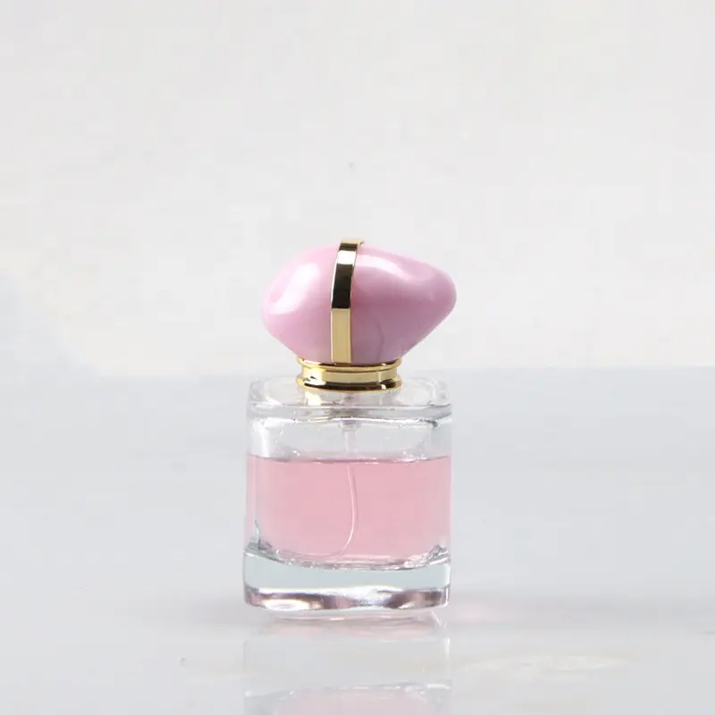 In stock refillable empty pink perfume refill glass bottle 30ml