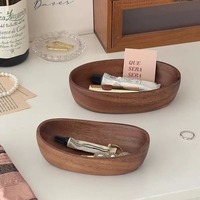 Boîte de rangement magnifique et unique, style vintage en noyer, pour bureau, plateau de rangement pour bijoux, pour le couloir