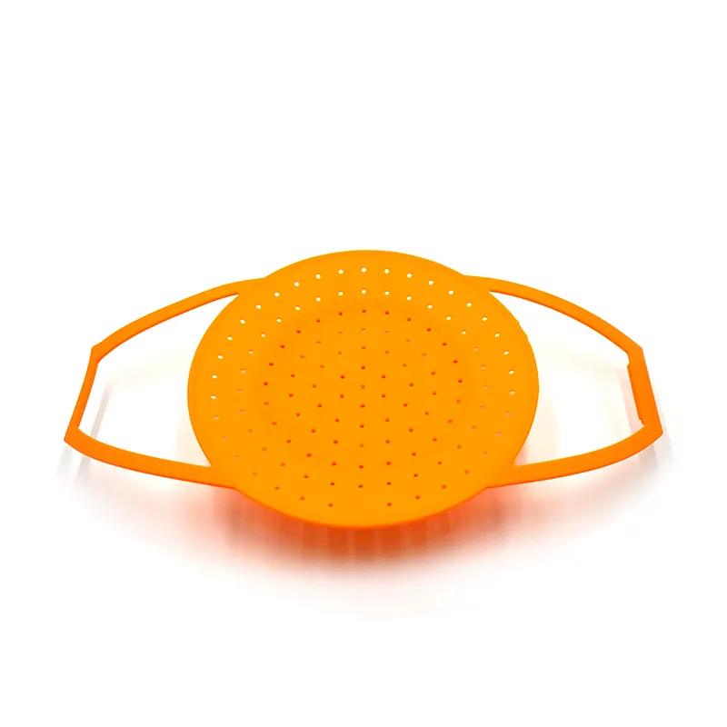 Heat resisting nonstick vegetable seafood cooking silicone design mesh heater food warmer steamer