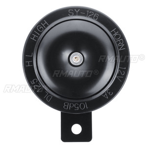 Kit de klaxon électrique universel pour moto, 2 pièces, 12V, 1,5a, 105db, haut-parleurs ronds étanches pour Scooter, cyclomoteur, Dirt Bike, ATV - Product Image 2