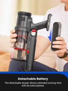 <span class=keywords><strong>Aspirador</strong></span> de motor sin escobillas ciclónico inalámbrico portátil con filtración HEPA para alfombra, piso, coche y Hotel, uso húmedo/seco - Product Image 3