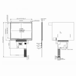 Módulo de Tela <span class=keywords><strong>LCD</strong></span> TFT de 3.2 polegadas 1024*768 com Driver <span class=keywords><strong>LCD</strong></span> para <span class=keywords><strong>Laptop</strong></span>, Entrada/Saída de Sinal HDMI, 16.7M Cores, 1000 Nits de Brilho - Product Image 4