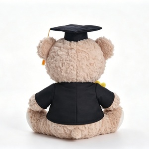 Oso de Peluche Personalizado con Birrete y Toga de Graduación, Relleno de Algodón PP, Unisex - Product Image 4