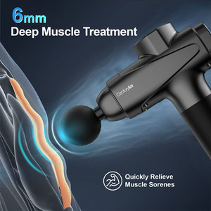 Pistolet de massage corporel haut de gamme, amplitude 6 mm, pistolet de massage de récupération élégant, OEM - Product Image 2