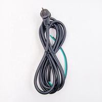 Prise angulaire NEMA 5-15P, cordon d'alimentation secteur nord-américain, AC 15A 125V