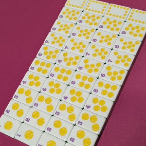 Juego de Mahjong Americano de Lujo Duradero de 160 Fichas Acrílicas, Tapete de Mahjong, Juego de Ajedrez, Entretenimiento de Casino, Gran Venta 2026 - Product Image 3