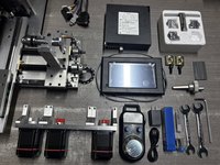 Mini tour multifonction manuel pour assemblage, fraisage, perçage, moteur 220V, usage léger, dimensions de l'emballage NP1200