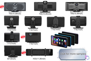 Maustor New Dual BT Stereo 10.26 inch màn hình cảm ứng không dây Apple Carplay Android Auto Dashcam âm thanh GPS Carplay - Product Image 6