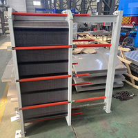 Échangeur de chaleur industriel en plaques d'aluminium, certification CE/TUV, garantie de 2 ans, structure détachable, plaques réglables