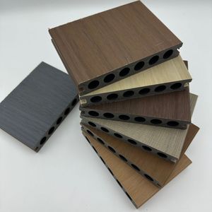Hạt gỗ WPC <span class=keywords><strong>decking</strong></span> ván với UV bảo vệ không thấm nước composite <span class=keywords><strong>decking</strong></span> cho bên bờ biển biệt thự hồ bơi Surround tầng - Product Image 2