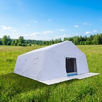Tente médicale gonflable en gros, abri temporaire gonflable, tente d'urgence pour entrepôt de secours