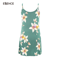 Robe de nuit d'été élégante Cami à fleurs Robe de nuit pour femmes Pyjamas en bambou personnalisés Robes de nuit pour femmes