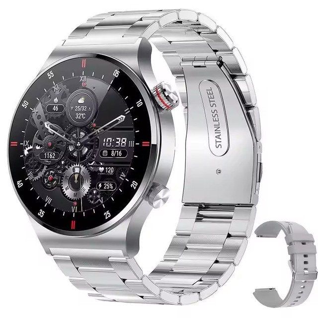 Bw0382 QW33 New Calling Smart Watch Men Full Touch Screen Sports Fitness Watch for Suitable Android Ios Original Mens Smartwatch