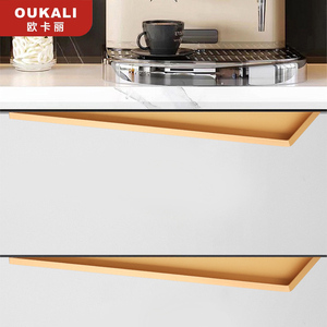 Oukali 300mm Aluminum Alloy China's Modern Simple Matt <strong>Gold</strong> Classic Living Room Entry Mall Adjustable Handle - Product Image 3