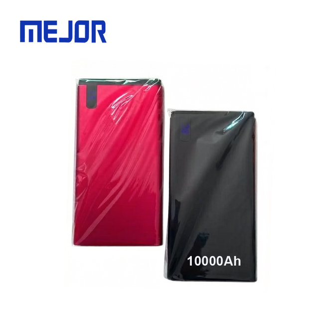 Premium Aluminum Alloy 10000mAh Slim Portable Power Bank with Micro USB Fast Charging for Travel Outdoor Emergency Use