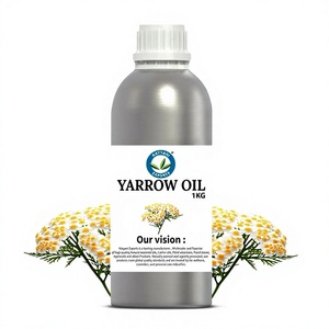 1KG Yarrow (Achillea Millefolium) Essential Oil Pure Natural Steam Distilled <b>Flower</b> Herbal Oil for Cosmetics Formulations- India - Product Image 1