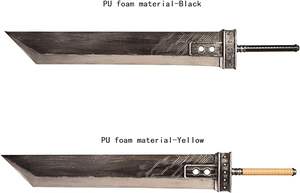 ดาบบัสเตอร์เกมแฟนตาซี PU ขนาด140ซม. สำหรับคอลเลกชั่นคอสเพลย์ - Product Image 3