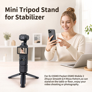 Mini Tripod Lightweight White Handheld Desktop Mobile Phone Stabilizer Pocket Gimbal Camera Bracket Flip Lock One Section - Product Image 4