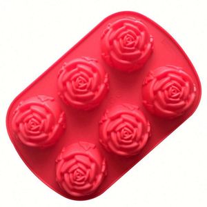 Moule en silicone en forme de rose pour savon, fournitures de cuisine, outils, moule à cupcakes, bougies, résine, OEM/ODM - Product Image 3