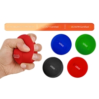 Balle de compression en caoutchouc pour exercices des mains, anti-stress, pour la rééducation, entraînement sensoriel, jouet sensoriel pour adultes et enfants, 6 cm